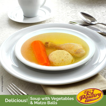 Kosher Matzoh Ball Chicken Soup & Vegetables, Chometz Not For Passover, Mre Meat Meals Ready To Eat, Shabbos Food (3 Pack) Prepa