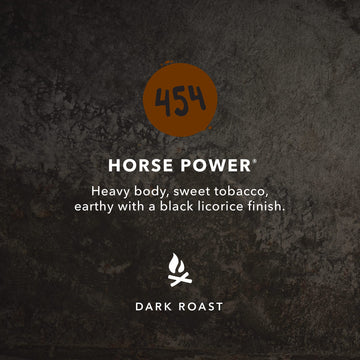 Kicking Horse Coffee, 454 Horse Power, Dark Roast, Whole Bean, 10 Oz - Certified Organic, Fairtrade, Kosher Coffee