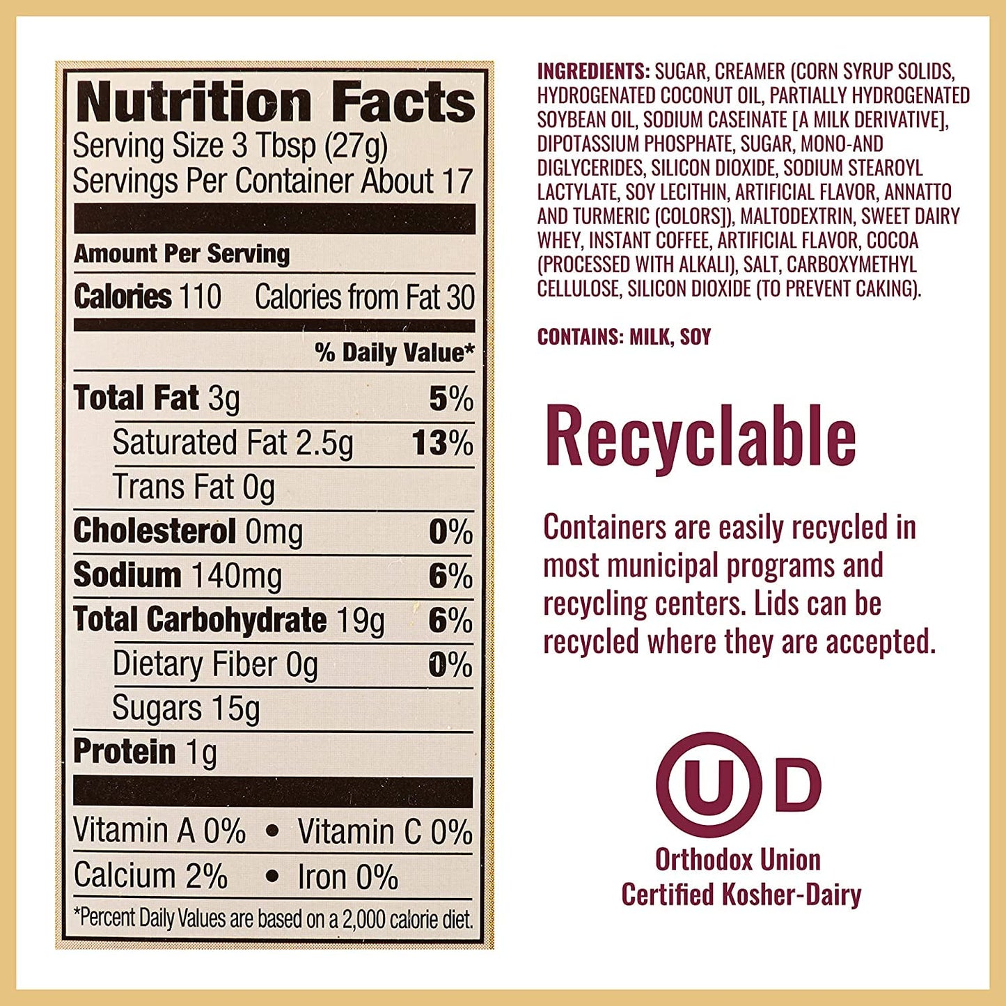 Hills Bros. Instant Cappuccino Mix, French Vanilla, English Toffee, & Double Mocha Variety Pack (16 Oz, Pack Of 3) – Convenient Instant Hot Or Iced Coffee, Frothy & Rich Flavor - Just Add Water