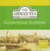 Ahmad Tea Green Tea, Gunpowder Loose Leaf, 500G (Pack Of 12) - Caffeinated And Sugar Free