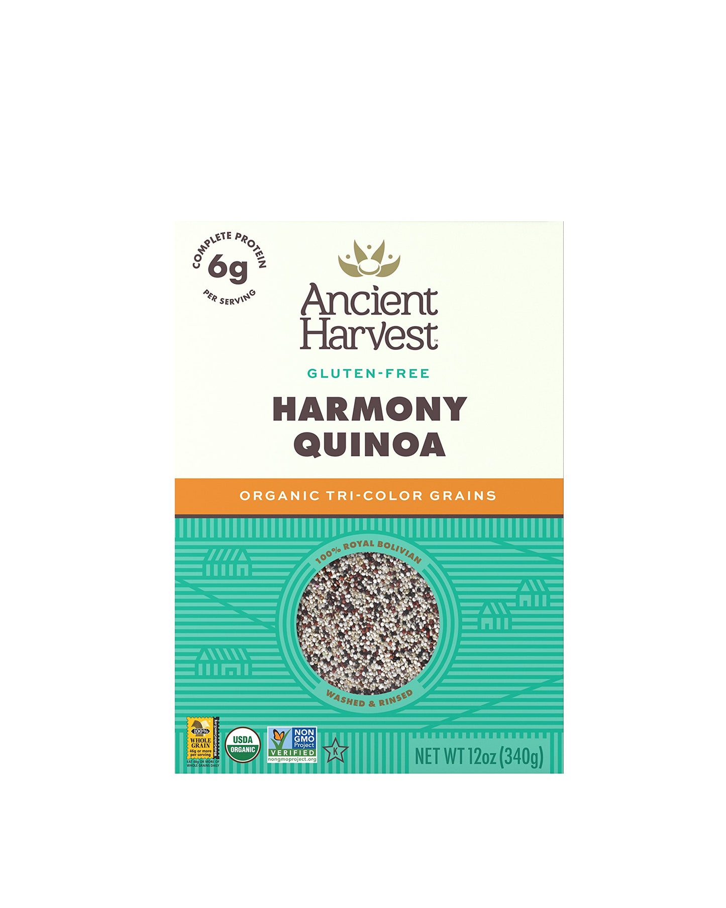 Ancient Harvest Organic Quinoa, Harmony Tri-Color Blend, 12 oz. Box, Essential Gluten-Free Whole Grain Quinoa Mix Packed with Pr