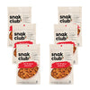 Snak Club Hot And Spicy Peanuts, Chili And Cayenne Pepper Seasoned Nuts, Gluten-Free And Kosher Snack, 7.5 Oz Resealable Bags, 6 Pack