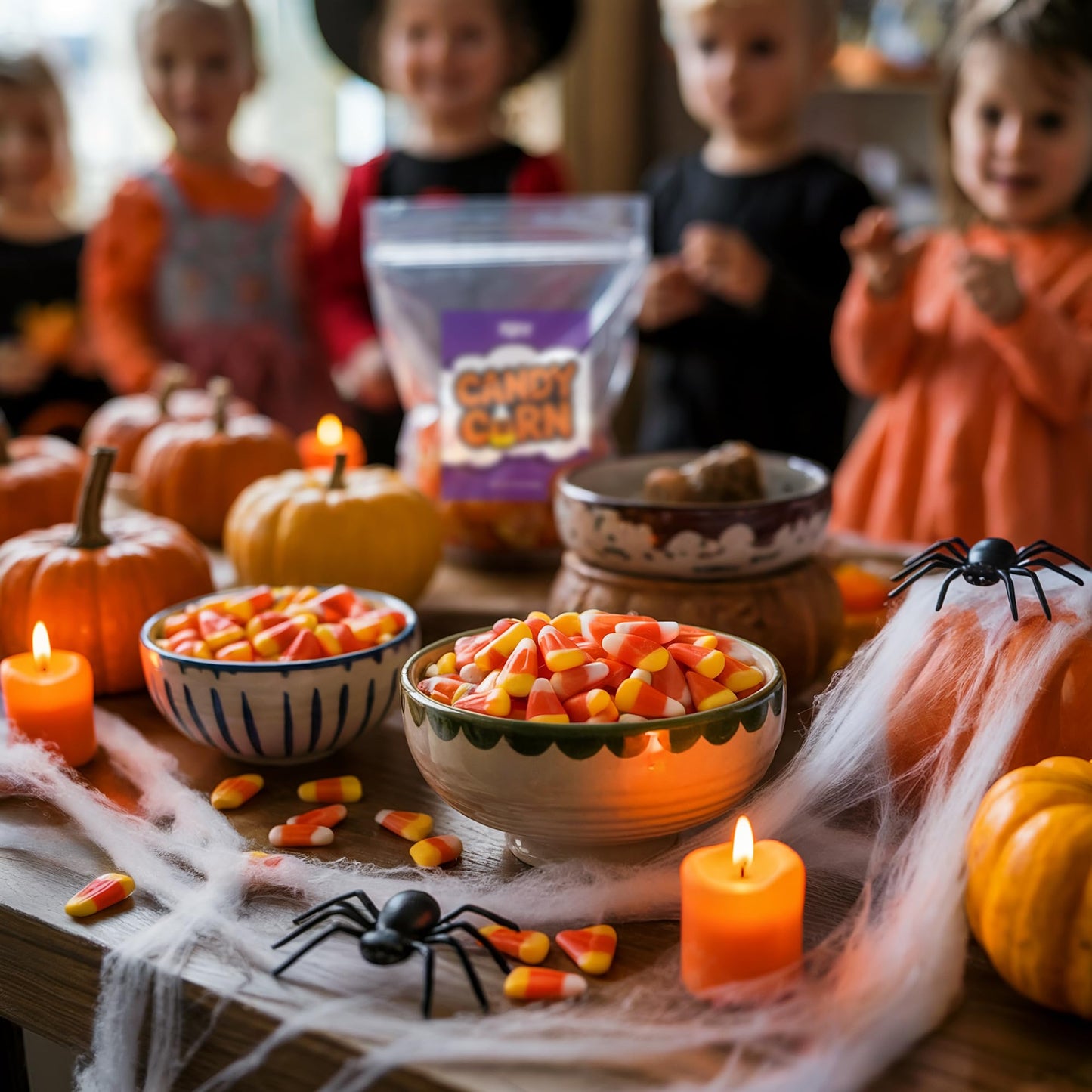 Zestix Candy Corn – Classic Tri-Color Soft & Chewy Candy – 10 oz Bag – Fun Halloween Treat