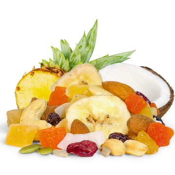 Its Delish Tropical Mix Trail Mix, 5 Lbs Bulk Bag, Vegan & Keto Friendly, High Energy Snack with Nuts & Dried Fruits