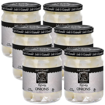 Sable and Rosenfeld Tipsy Onions 10.9 Ounce, 10.9 Ounce (Pack of 6)