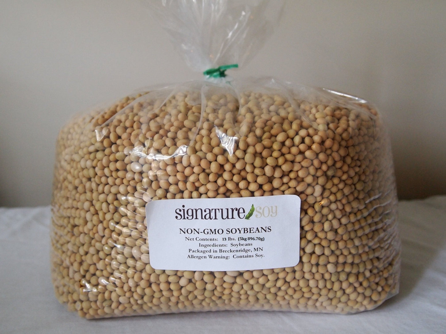 Signature Soy Non-Gmo Soybeans For Making Soymilk & Tofu 13 Lbs. Fresh Crop