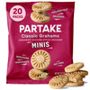 Partake Foods Gluten Free Classic Graham Cracker Minis - Vegan - Free From the Top 9 Allergens Including Dairy, Wheat, Soy, Eggs
