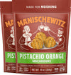 Manischewitz Pistachio Orange Macaroons, 10 oz (2 Pack) | Coconut Macaroons | Resealable Bag | Dairy Free | Gluten Free Coconut