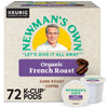 Newman'S Own Organics French Roast Keurig Single-Serve K-Cup Pods, Dark Roast Coffee, 72 Count