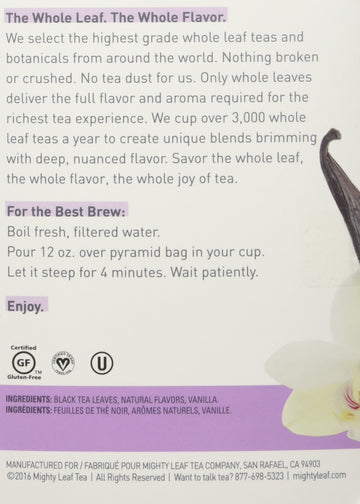 Mighty Leaf Tea Vanilla Bean