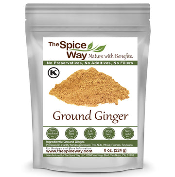 The Spice Way Ginger Powder- (8 oz) ginger root powder- a pure dry ground powdered root