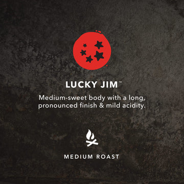 Kicking Horse Coffee Lucky Jim Whole Beans, Medium Roast, Certified Organic Fairtrade, Chocolate, 35 Oz (Package May Vary)