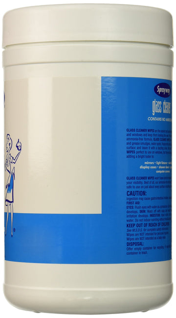 Glass Cleaner Wipes (10' X 12', 40 Wipes)