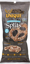 Unique Pretzels - Extra Salt Splits Pretzels Delicious Vegan Snack Pretzels Large Ou Kosher Pretzels 11 Ounce Bag