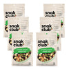 Snak Club Protein Power Snack Mix With Peanuts, Roasted Edamame, Dried Cranberries, Pumpkin Seeds, Almonds, And Cashews, Gluten-Free And Kosher Trail Mix Snacks, 4.2 Oz Resealable Bags, 6 Pack
