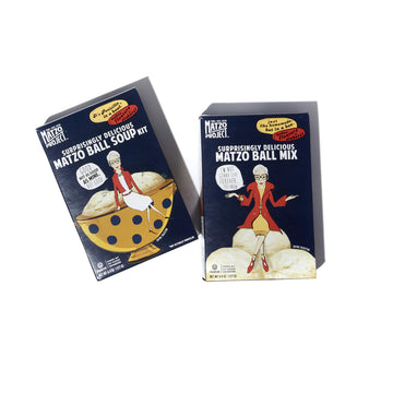 The Matzo Project Matzo Ball Soup Mix Kit, Natural Vegetarian Matzo Ball Mix, No MSG, Nut Free, 4.5oz Boxes, Kosher but NOT Kosh