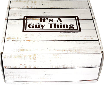 Gift Basket Village Gourmet Food Gift Basket for Men, 8 Piece Set, Cheese, Sausage, ers, Sweets, White/Brown