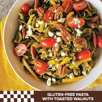 Al Dente Plant Based Pasta Green Pea + Wild Garlic, 8 Ounce (Pack Of 6)