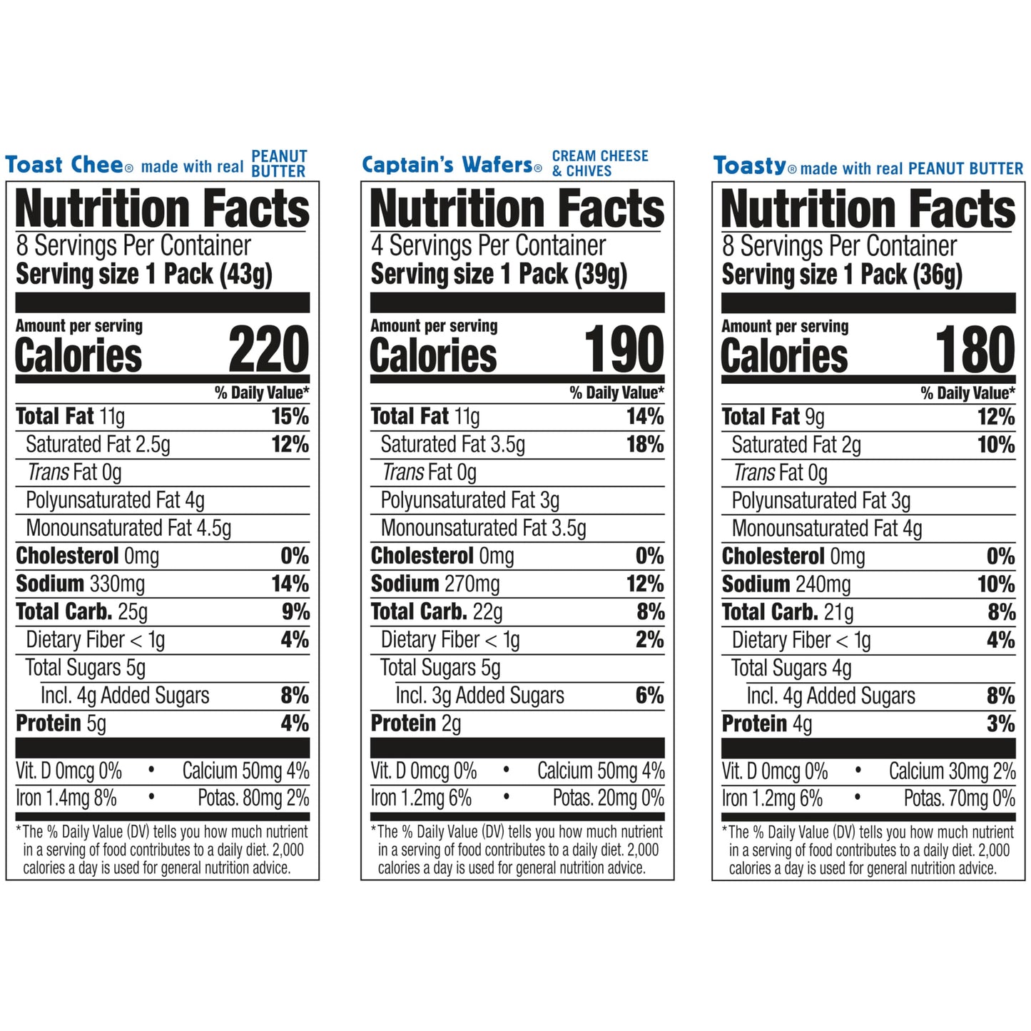 Lance Sandwich ers Variety Pack, 20 Packs, 6 Sandwiches Each, 1.4 Ounce