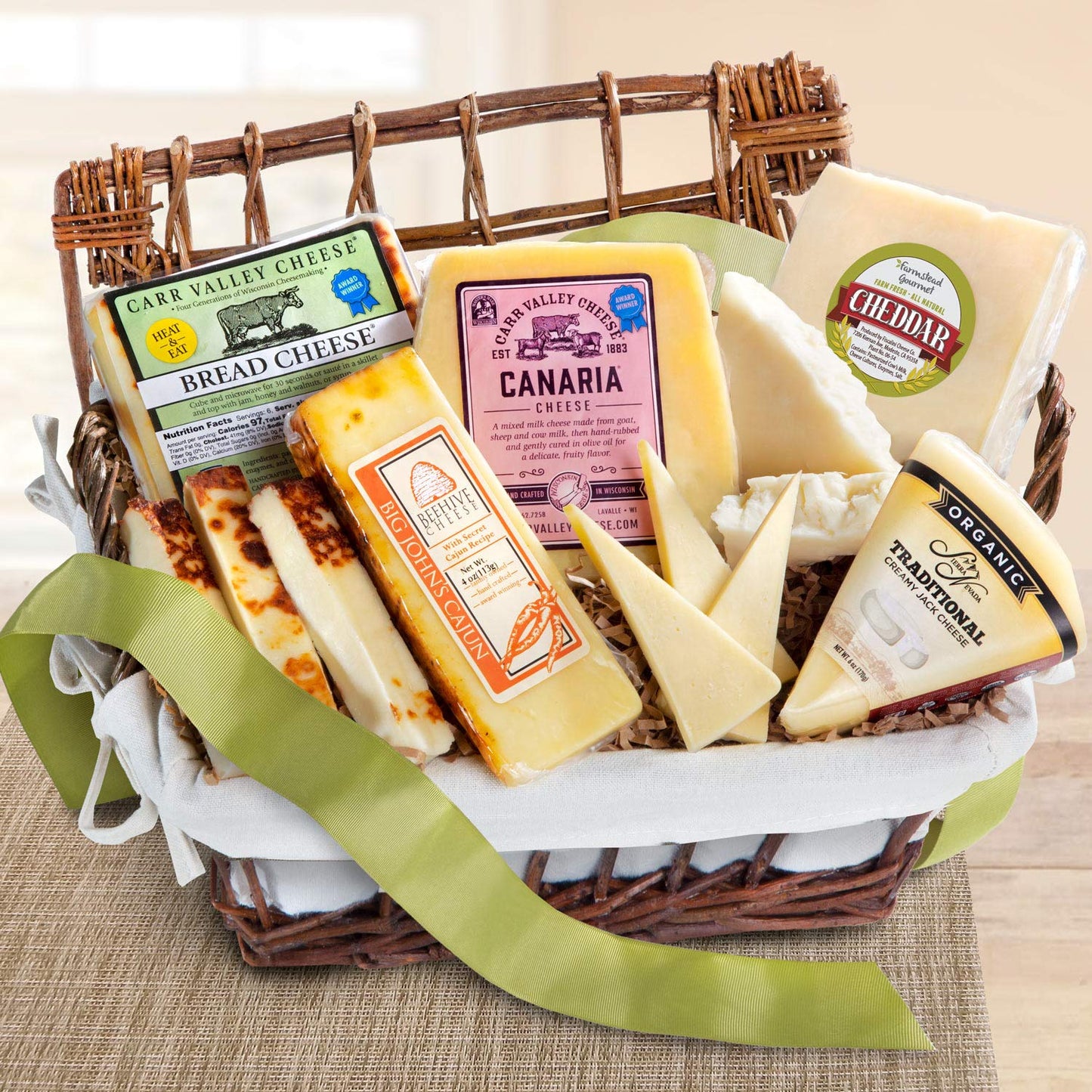 A Gift Inside Entertainer's Artisan Cheese Hamper Gourmet Gift Basket