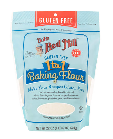 Bob'S Red Mill Gluten Free 1 To 1 Baking Flour, 22Oz (Pack Of 4) - Non Gmo, Vegan, Kosher