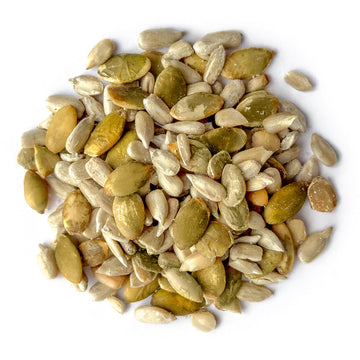 Food To Live Dry Roasted Sunflower And Pumpkin Seed Mix With Himalayan Salt, 8 Pounds - Oven Roasted, Lightly Salted, No Oil, Ri
