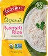 TASTY BITE Organic Basmati Rice, Ready to Eat, Vegan, Gluten-Free, 8.8 Ounce, Microwavable