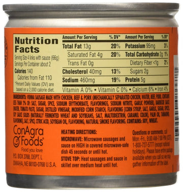 Libby's Vienna Sausage, BBQ, 4.6 Ounce (Pack of 6)