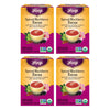 Yogi Tea Spiced Blackberry Focus - Organic Black Tea with Caffeine - 16 Bags per Pack (4 Packs)