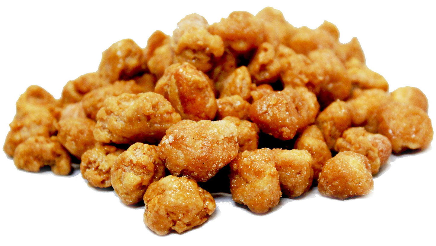 Gourmet Butter Toffee Coated Peanuts By Its Delish - 1 Lb Bulk Bag - Sweet Crunchy Caramelized Nuts Snack