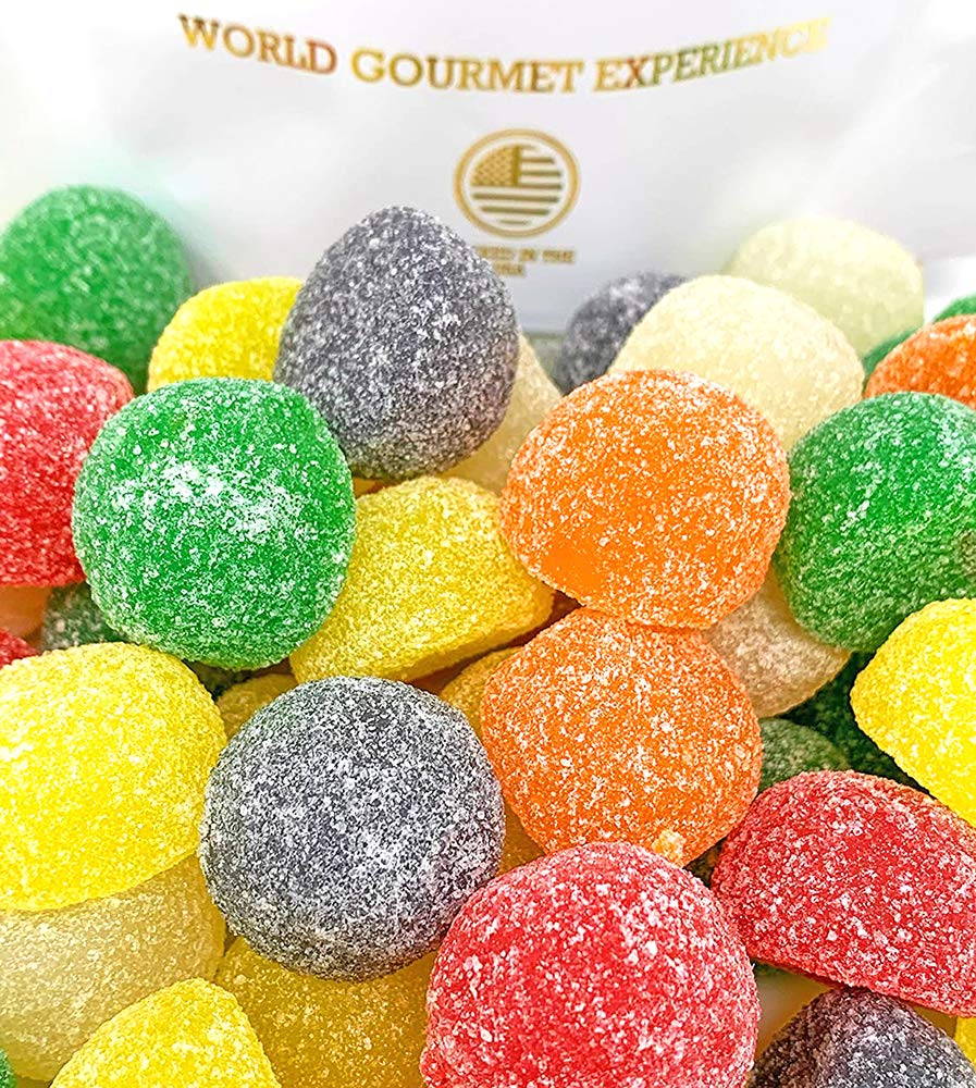 Sweetgourmet Assorted Giant Gum Drops | Large Gumdrops Jelly Candy | 4 Pounds