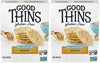 GOOD THINS Sesame Rice Snacks Gluten Free Crackers, Snack Crackers, 3.5 oz (Pack of 2)