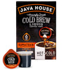 Java House Cold Brew Coffee, Sumatran Dark Roast Coffee Concentrate Liquid Pods, 6 Ct