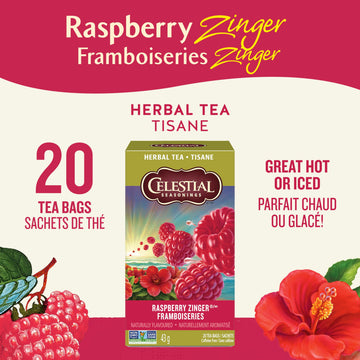 Celestial Seasonings Tea Zngr Rspbry