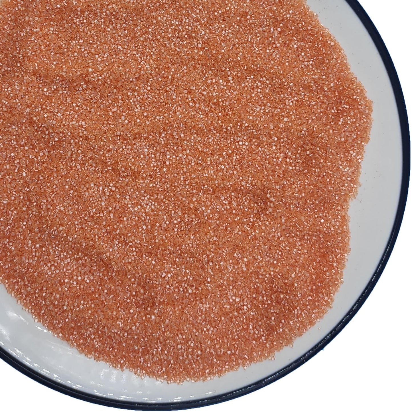 Edible 5 Ounce Fine Decorative Orange Sanding Sugar Sprinkles for Baking, Sparkling Crystals for Cakes, Cookies, Cupcakes, Ice C