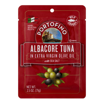 Portofino Albacore Tuna In Extra Virgin Olive Oil With Sea Salt, 2.5 Oz, Pack Of 12