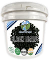 Black Beans | 25 LBS | Emergency Food Storage Bucket | Non-GMO | Vegan | Bulk
