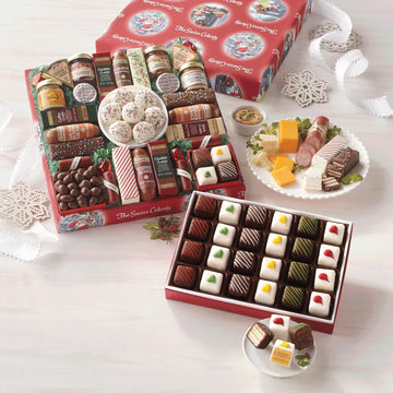 The Swiss Colony Assorted Cheese and Gourmet Gift Bundle - 27 Favorites, Gift of 2
