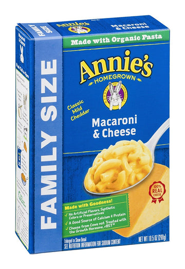 Annies Homegrown Organic classic Macaroni and cheese 10.5 Ounce -- 6 per case.6