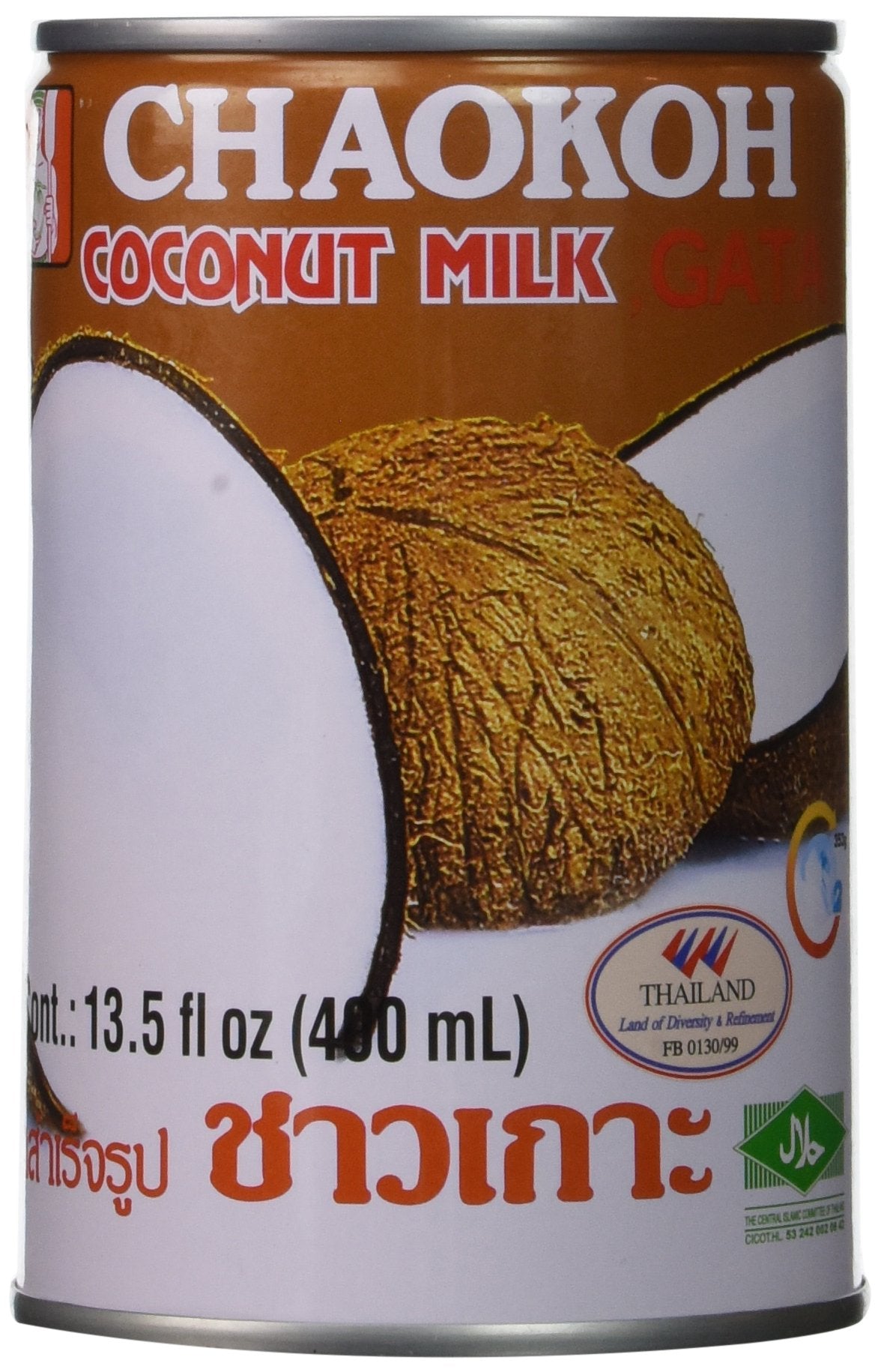 Chaokoh Coconut Milk 13.5 Ounce (Pack Of 3)