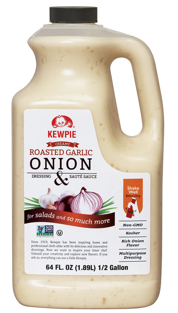 Kewpie Roasted Garlic Onion Dressing & Sauce, 64 Oz