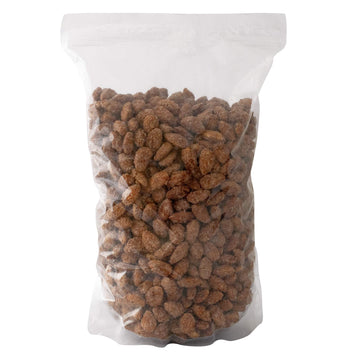 Cinnamon Roasted Almonds 60 Oz (3.75 Lb) - Candied Almonds Glazed With Cinnamon To Satisfy Any Sweet Tooth - Artisan Hand-Roaste