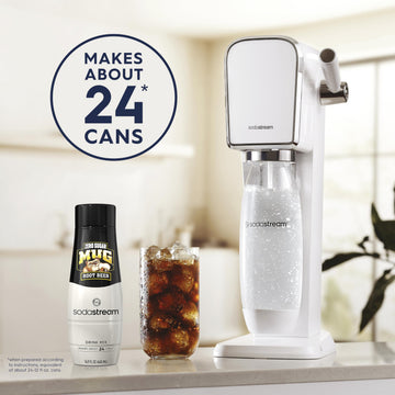 SodaStream Mug Root malt-inspired Zero Sugar Drink Mix, 440ml, Pack of 4, 288 Fl Oz