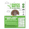 Snack Mates by The New Primal, Turkey Stick, All-Natural Turkey, High Protein and Low Sugar Kids Snack, Certified Paleo, Certifi