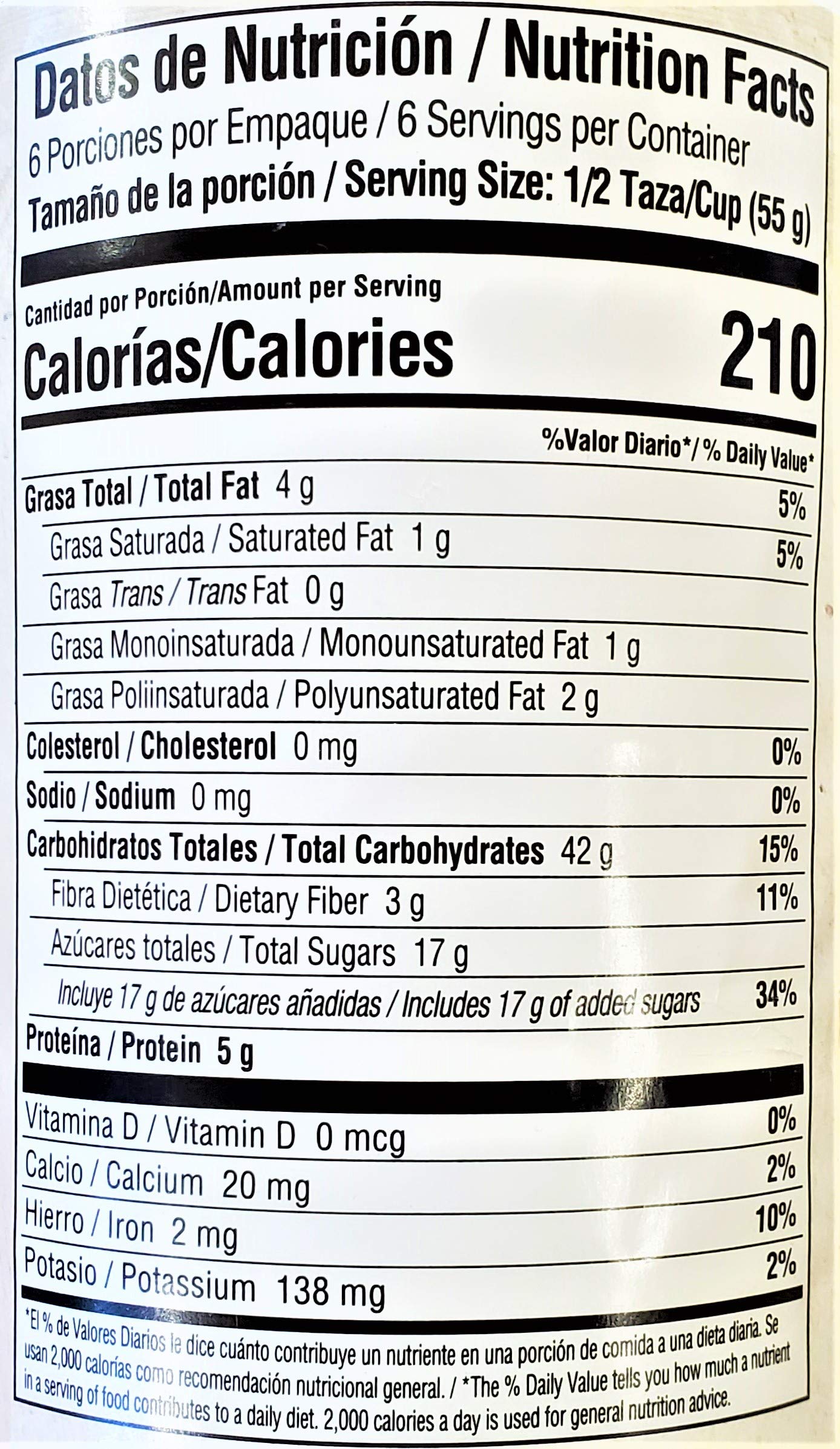 Quaker Avena Instantanea Instant Oats Vanilla, (3 Pack, Total Of 34.8 Oz)