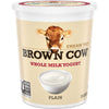 Brown Cow Cream Top Plain Whole Milk Yogurt, 32 oz. Carton - Creamy, Delicious Yogurt