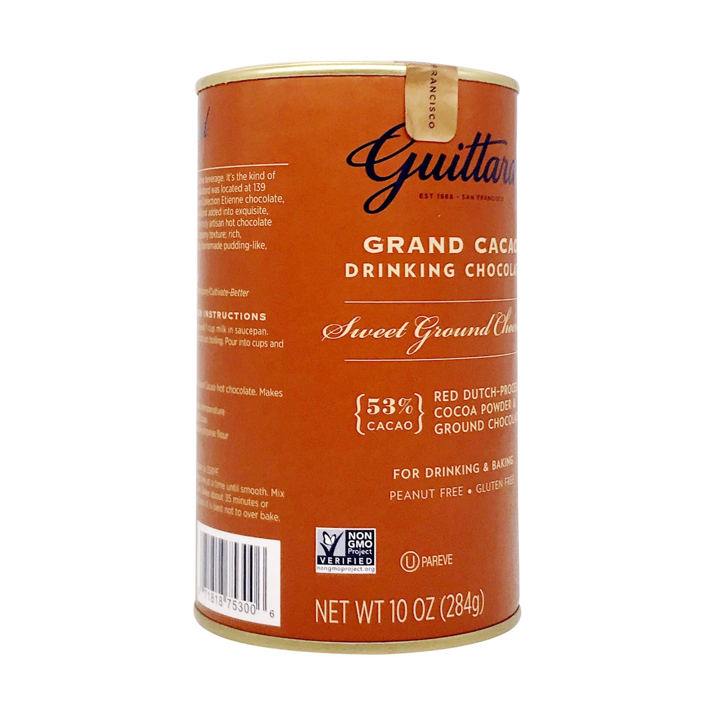 Guittard Chocolate Grand Cacao Drinking Chocolate, 10 Oz