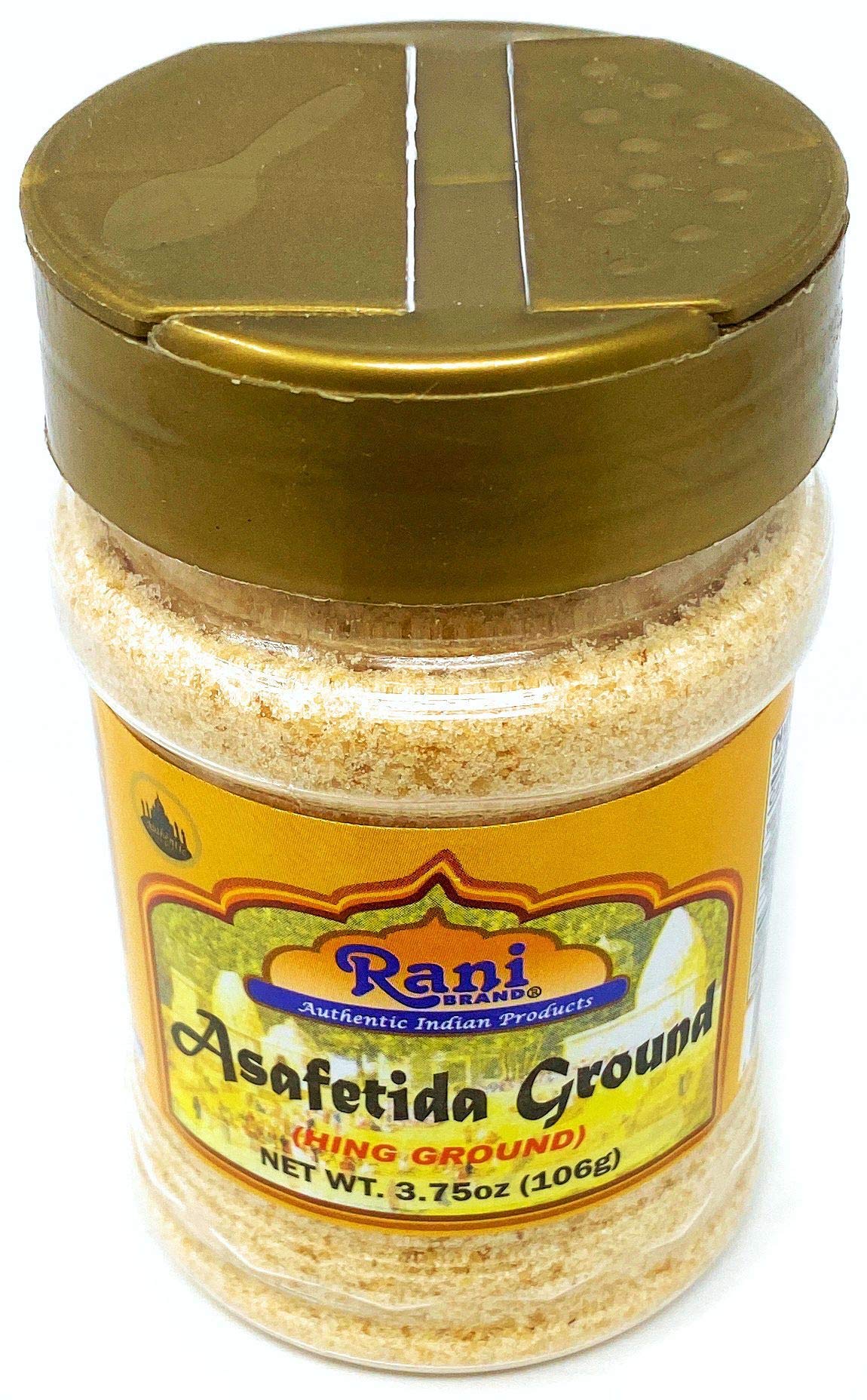 Rani Asafetida (Hing) Ground 3.75oz (106g) PET Jar ~ All Natural | Salt Free | Vegan | Non-GMO | Asafoetida Indian Spice | Best