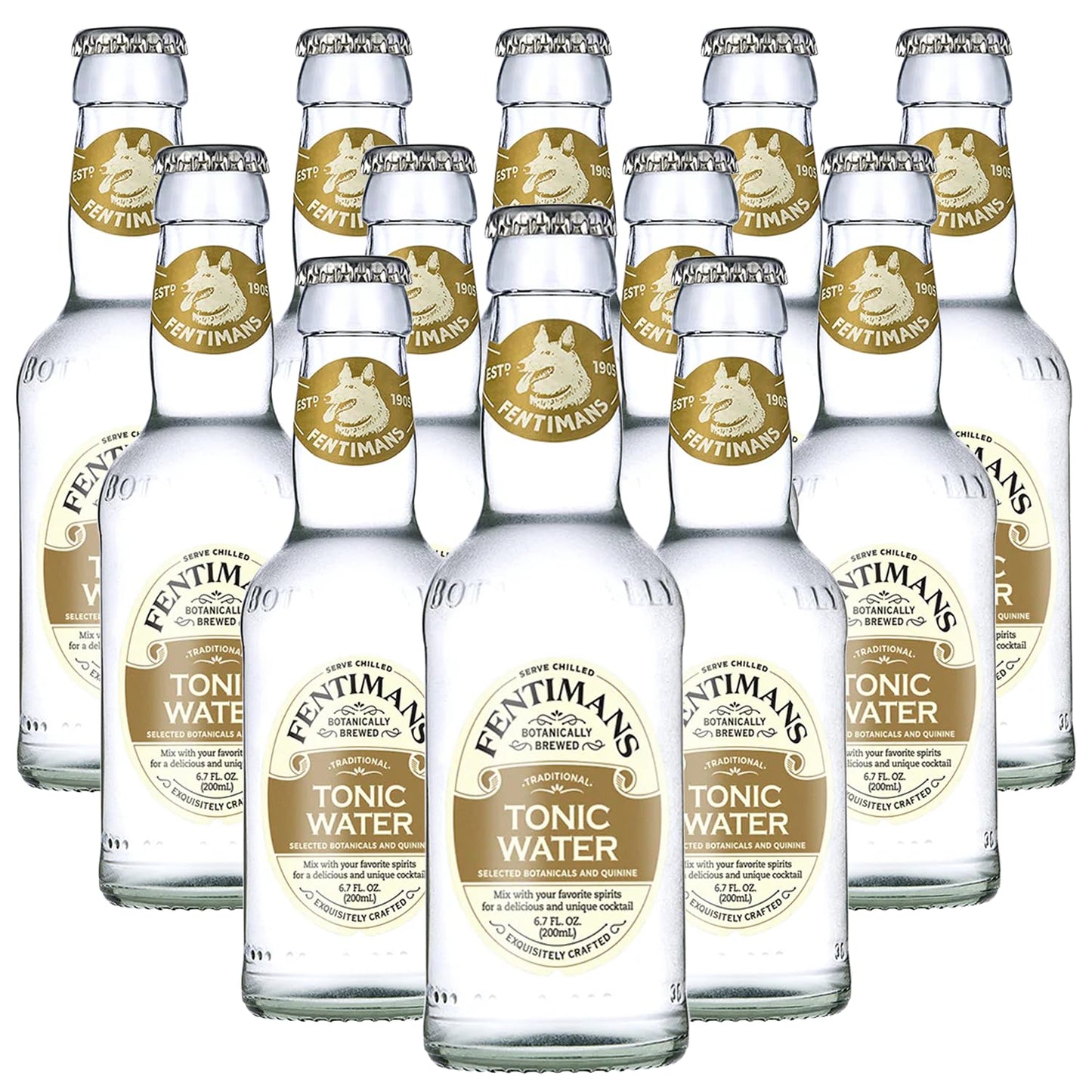 ChromaCast Tonic Water - Premium Mixer, 6.7 Fl Oz Bottles, Pack of 12