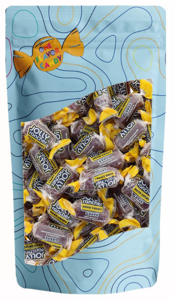 Jolly Rancher World'S Best Flavored Fruit Hard Candy Bulk Candies In Sealed Bag 16Oz Tasty Yummy Perfectly Delicious Time (Grape